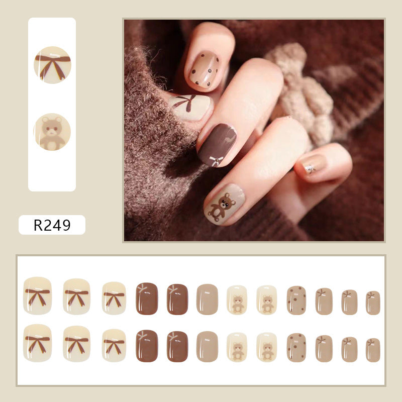 Pegatinas para uñas estilo ballet removibles 