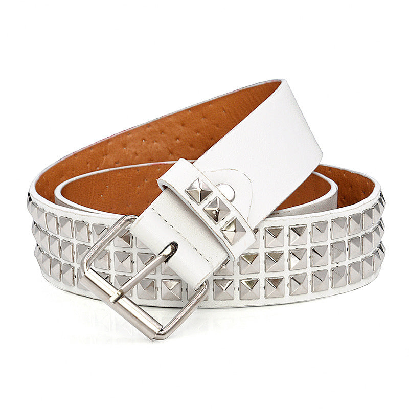 European and American version of pin buckle belt fashion