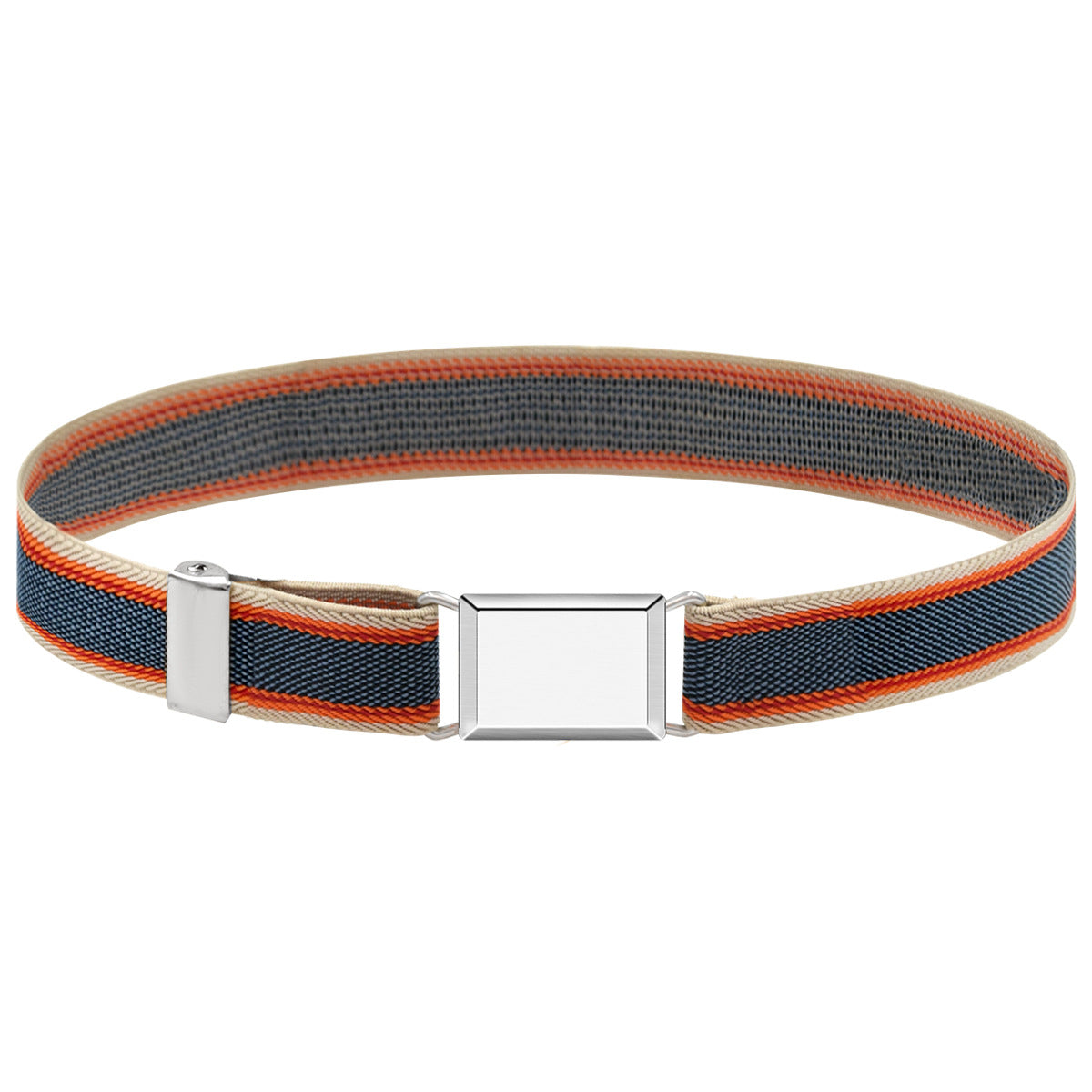 Elastic belt for boys and girls monochrome belt