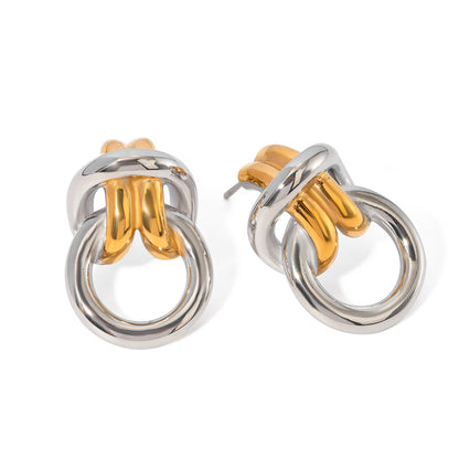 high-end stainless steel earrings
