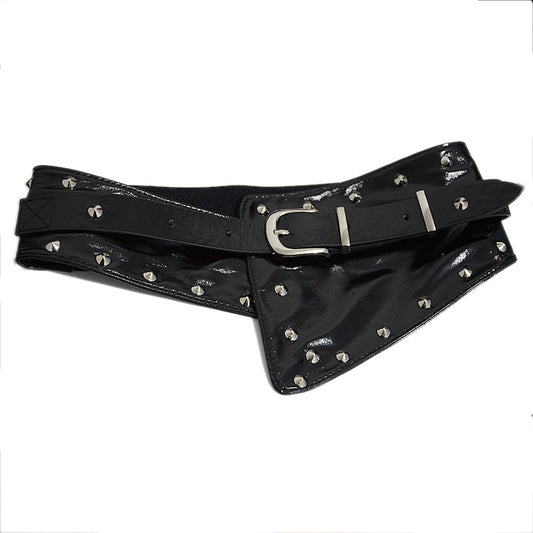 Casual Punk Rivet Waist Seal