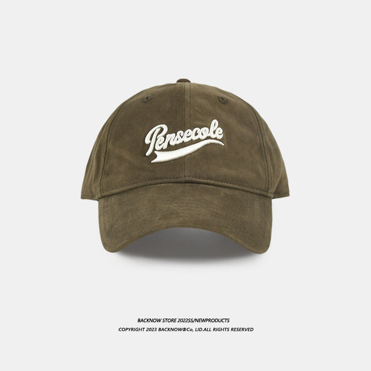 Oversized Letter Baseball Cap