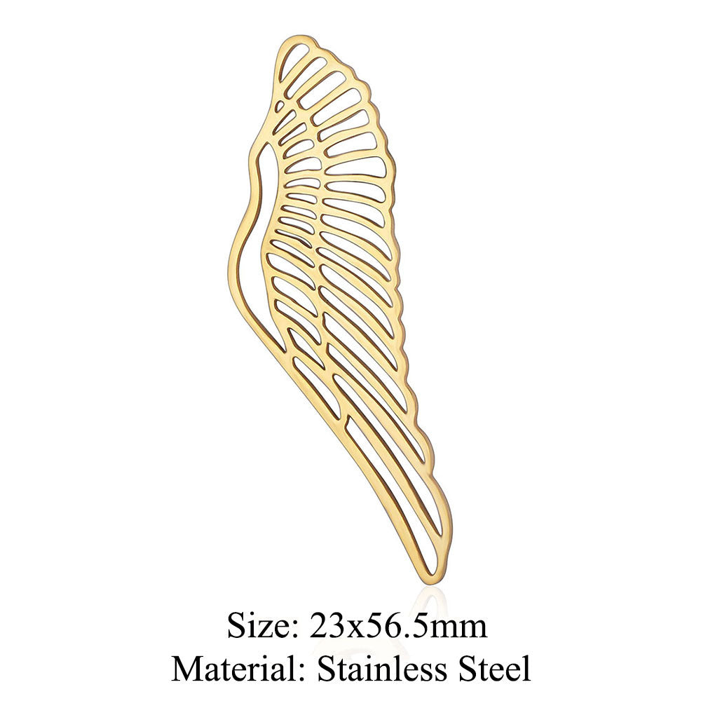 5 pcs/pack Angel Cupid titanium steel pendant