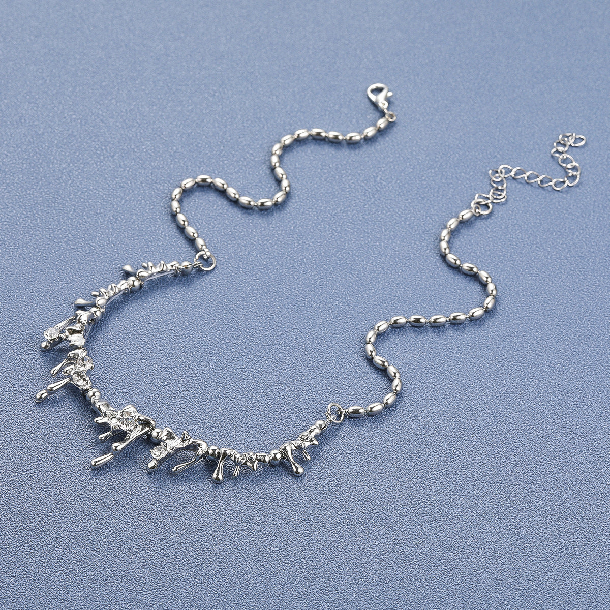 Metal Lava Drop Necklace