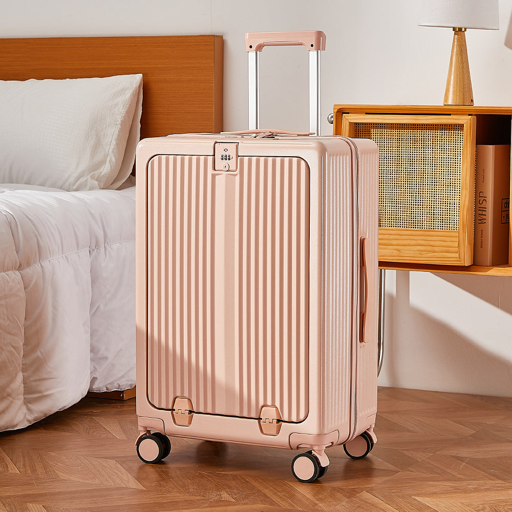 Front open suitcase 20 inch boarding case