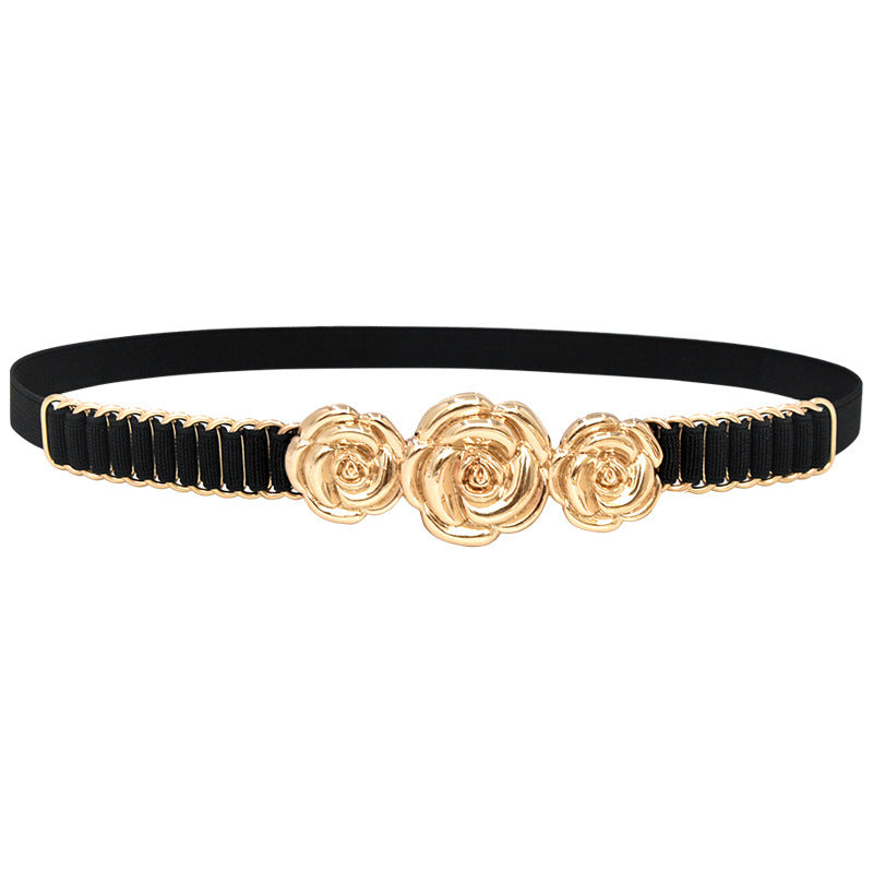 Elastic belt women's fine decoration trend