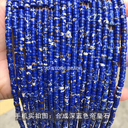 4 * 2Mm synthetic emperor stone spacer loose beads