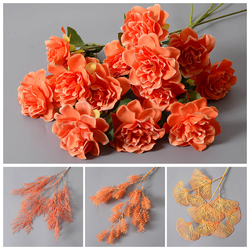Artificial flower orange color flowers