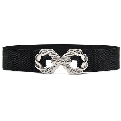 Elastic elastic women's belt