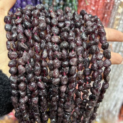 Ágata de cristal de ametista de pedra natural de 5-8 mm 