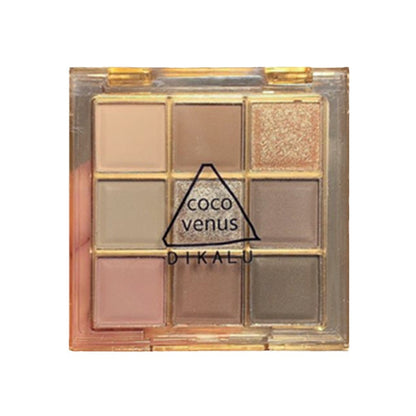 Transparent Nine-Color Acrylic Eyeshadow Palette