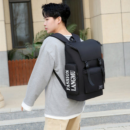 Casual computer backpack schoolbag