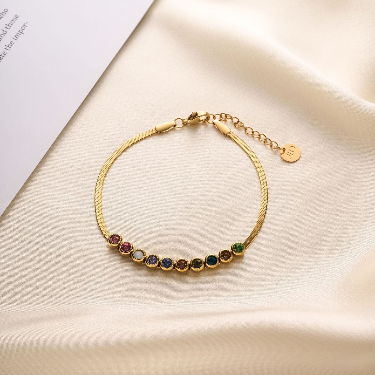 Stainless Steel Diamond Blade Bracelet