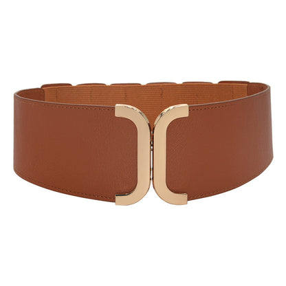 Black simple wide waist seal