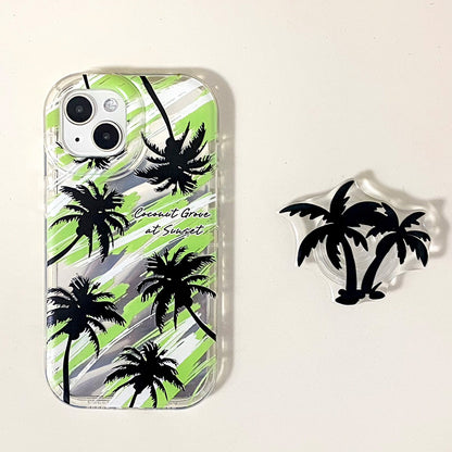 Apple 15 Pro Wave Coconut Tree iPhone 11/13 Cute Beaver Cake