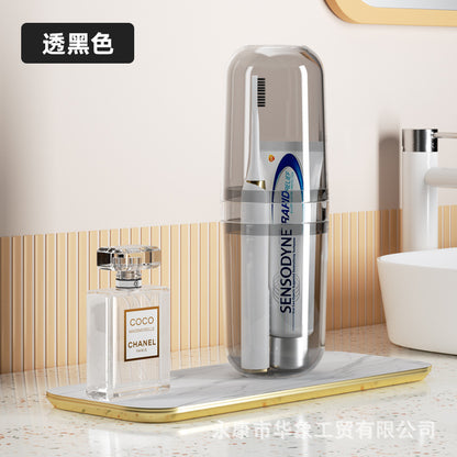 Storage travel mouthwash cup