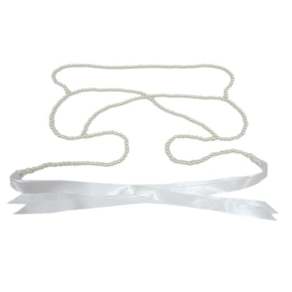 Pearl Strap Skinny Waist Chain
