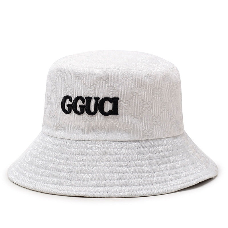 Embroidered Letter Stylish Fisherman Hat