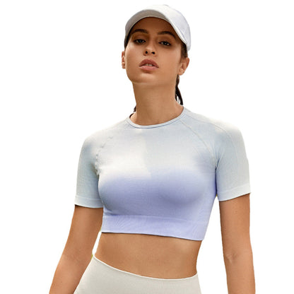Quick-Dry Yoga Short Sleeve Top