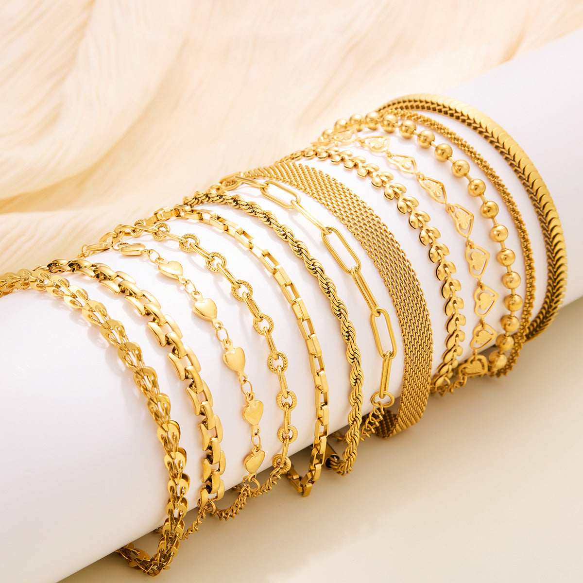 Titanium steel bracelet versatile