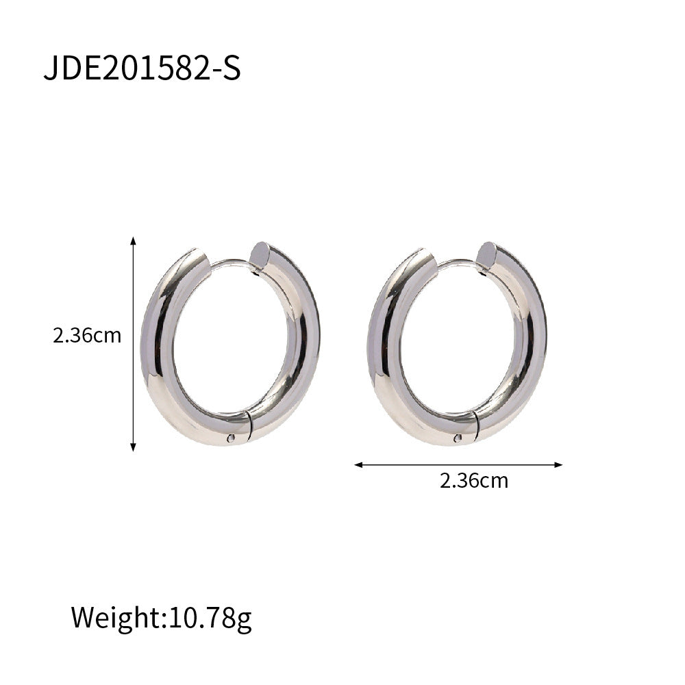 Pendientes de aro macizos 
