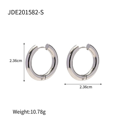 Pendientes de aro macizos 