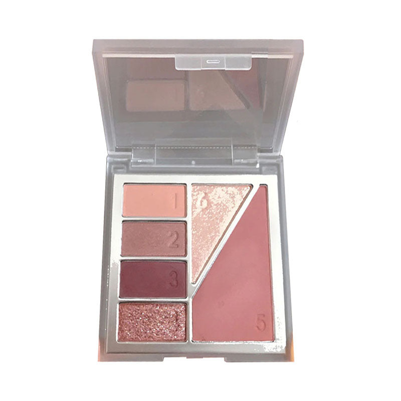 Paleta de sombras de ojos de 6 colores 