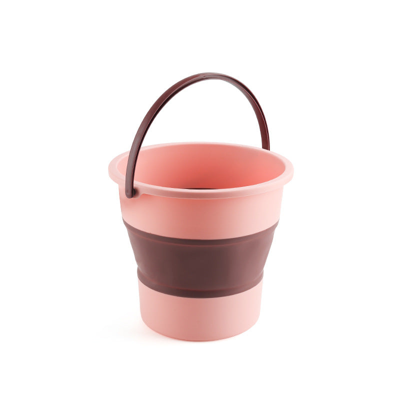 Folding Bucket Expandable Portable Plastic Silicone Bucket