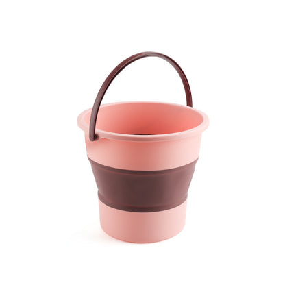 Folding Bucket Expandable Portable Plastic Silicone Bucket