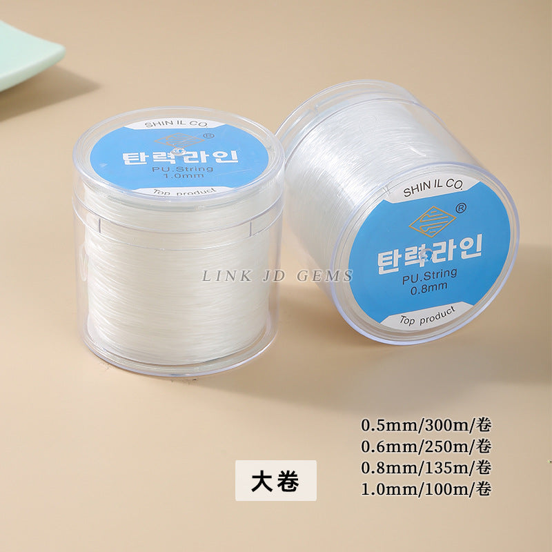 Transparent crystal elastic wire beaded accessories wire rope