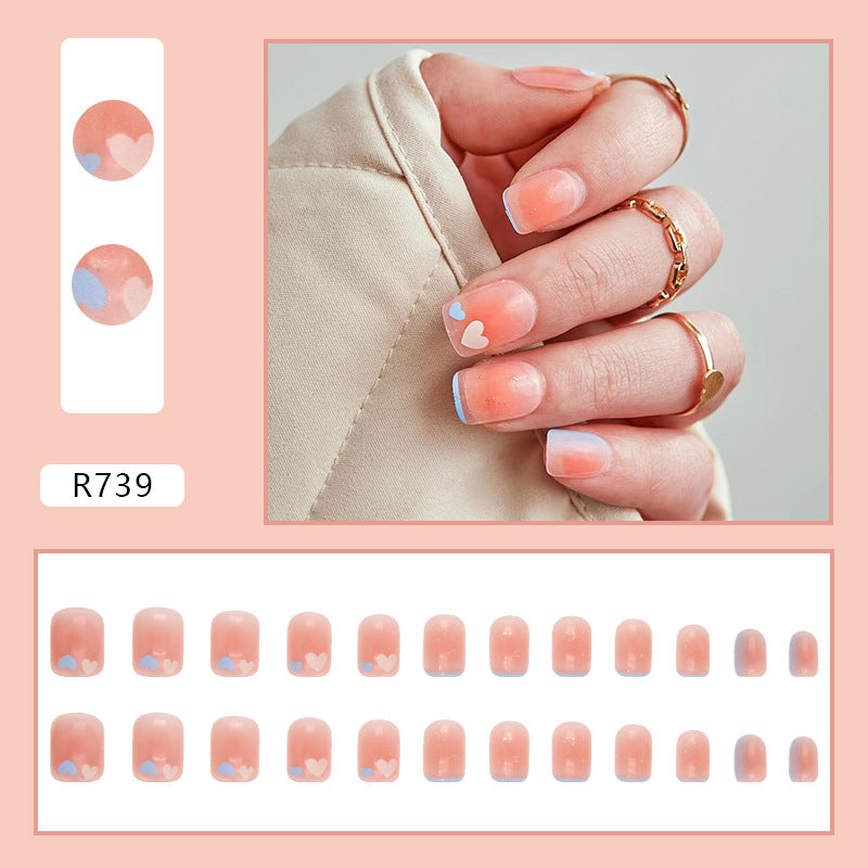 Heart Sweet Minimalist Nails