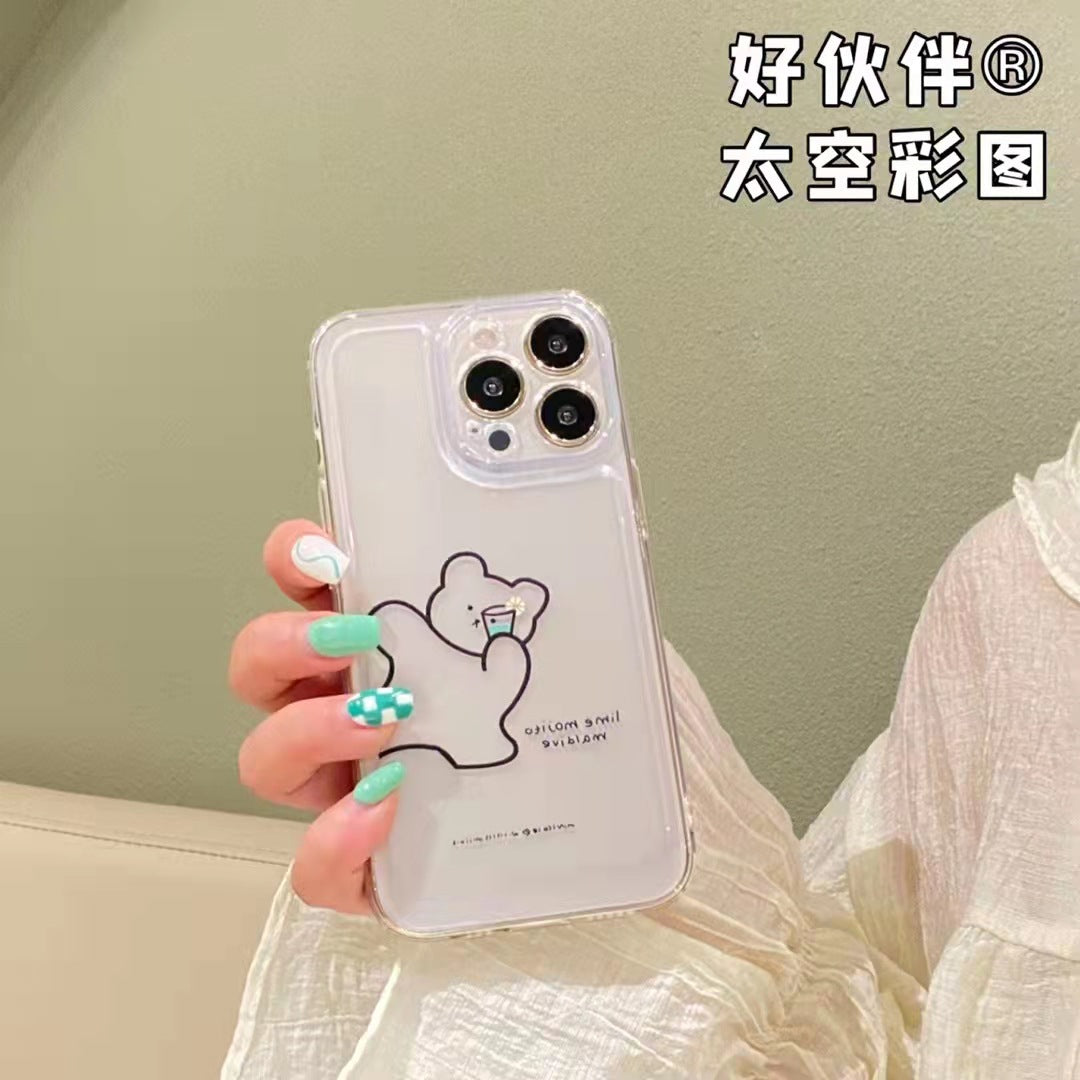 Honor 80 Space Case Lens Full Cover Play 30 Plus Cartoon Soft Case