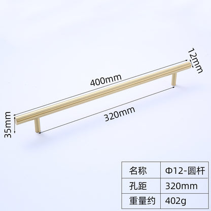 Gold single hole extended handle