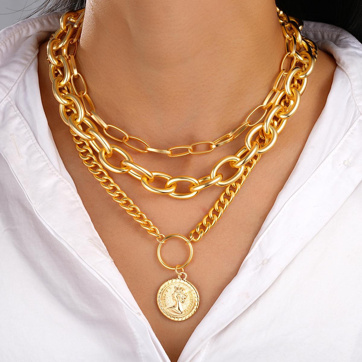 Multi-Layer Cuban Chain Necklace