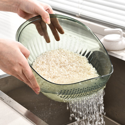 Rice washing colander