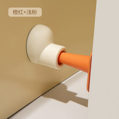 Anti-collision Door Stop, Creative Footprint Design, Silicone Door Holder