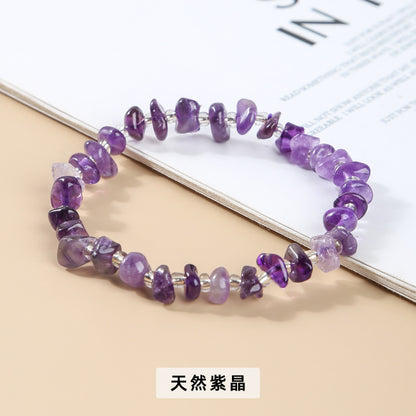 Pulsera de grava de cristal