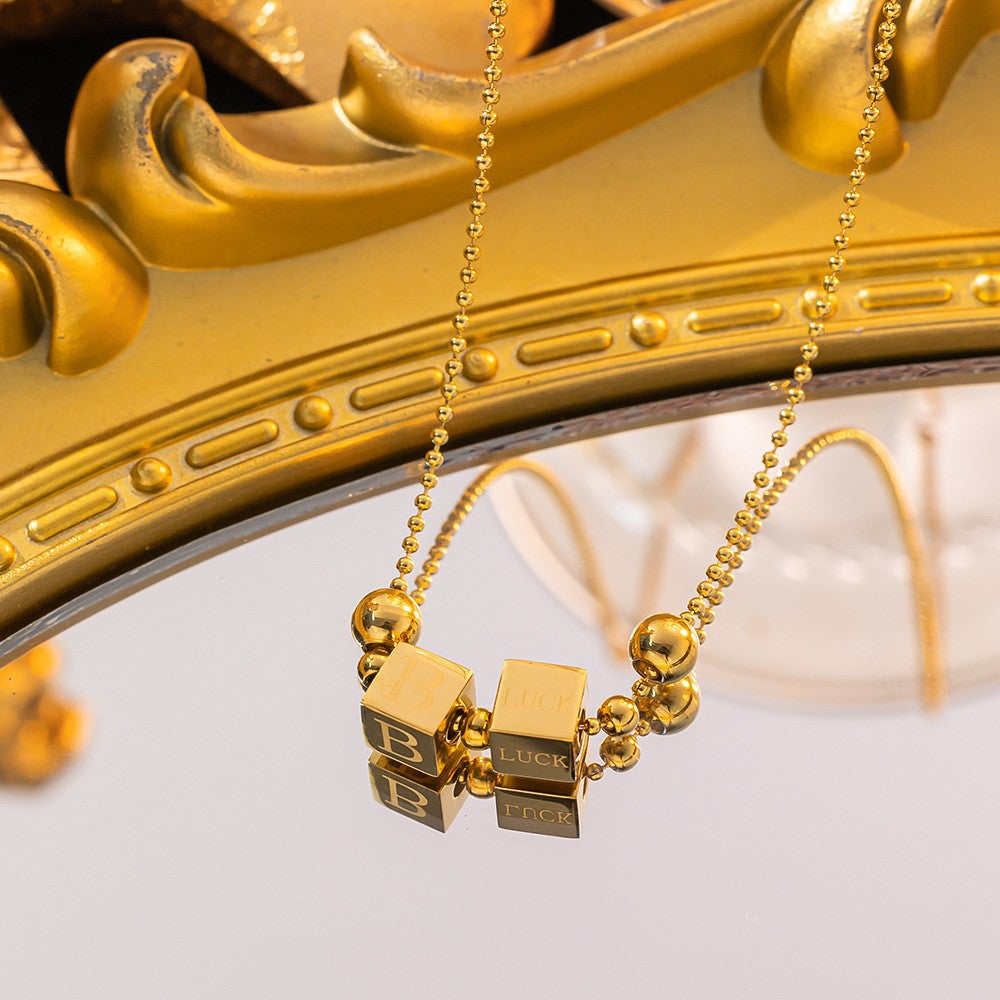 Titanium Steel Mori Design Necklace