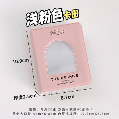 Card Holder, One-Grid, Star-Fan Mini Album