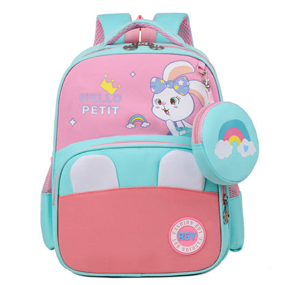Cute bunny boy and girl toddler backpack
