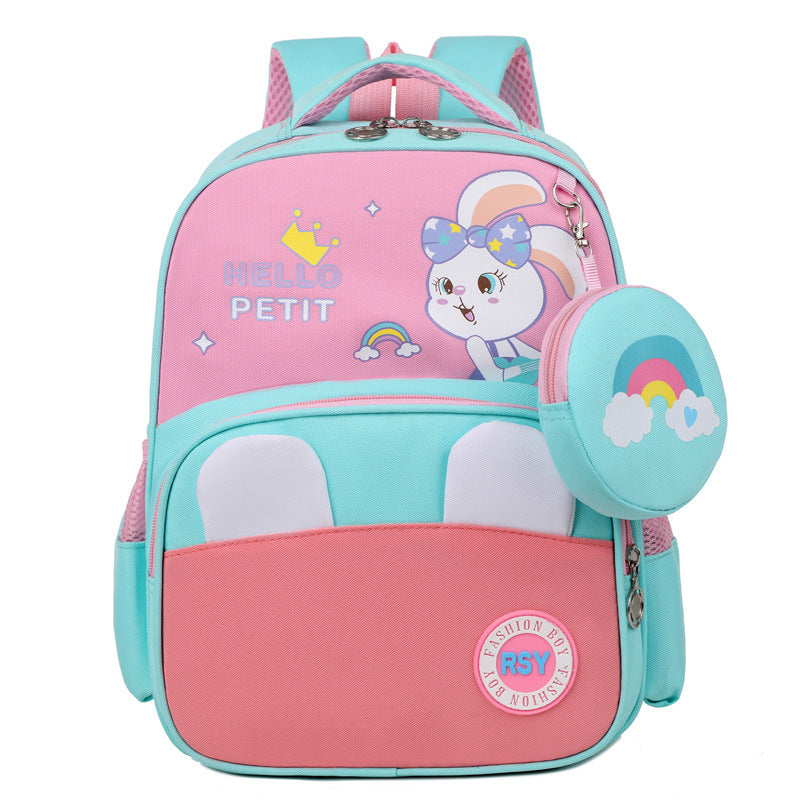 Cute bunny boy and girl toddler backpack