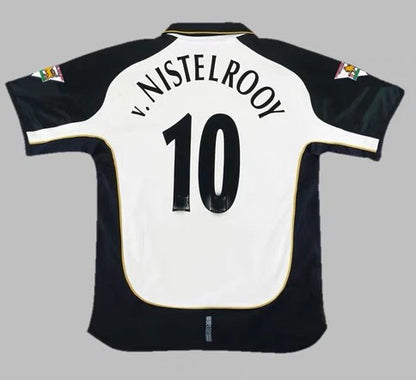 Camiseta reversible del centenario de Beckham en blanco y oro 7 01-02 