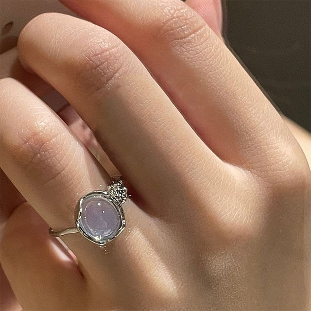 Irregular Line Open Ring