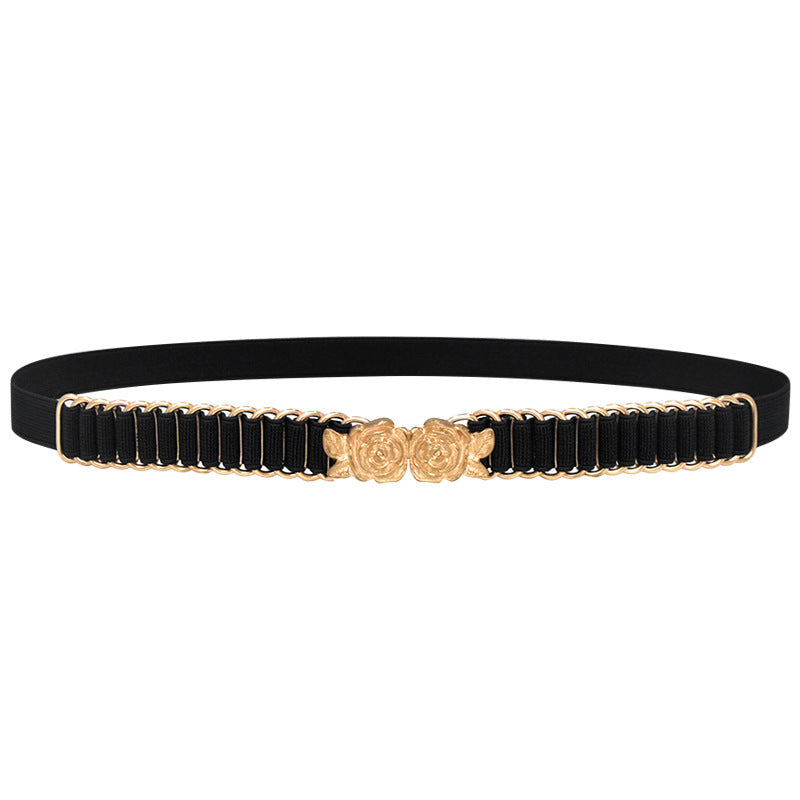 Elastic belt women's fine decoration trend