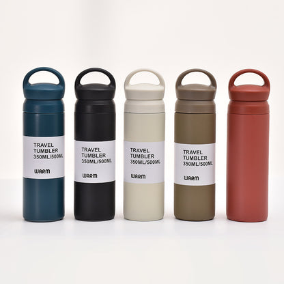 Handle Flat Cover Dual-purpose Vacuum Harajuku Cup