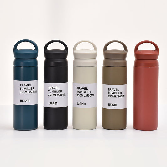Handle Flat Cover Dual-purpose Vacuum Harajuku Cup