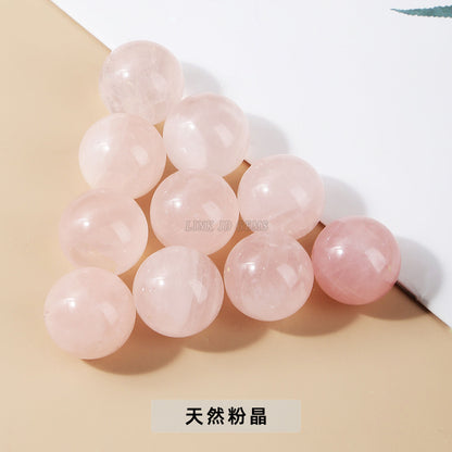 2Cm natural crystal jade loose beads non-porous round beads loose beads