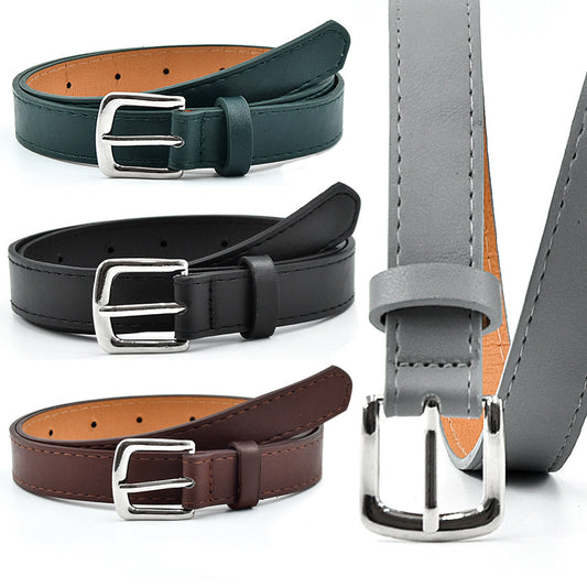 Fashion thin belt women's simple