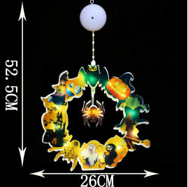 Halloween Christmas Series Suction Cup Lights Ladder Lights