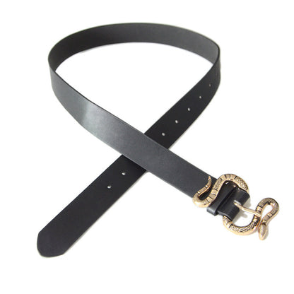 Snake buckle belt